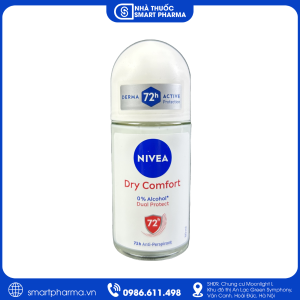 Lăn ngăn mùi Nivea Dry Comfort giúp khô thoáng đến 72 giờ