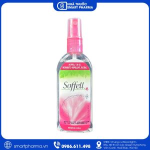 Xịt chống muỗi Soffell 80ml giúp xua muỗi hiệu quả đến 8 giờ