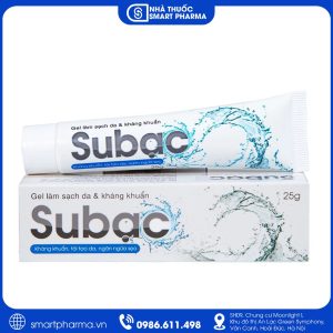 Gel Su bạc hỗ trợ làm dịu da, giảm mụn và ngừa sẹo