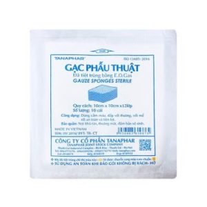Smart Pharma - Gạc phẫu thuật 10x10x12 lớp hỗ trợ thấm hút máu, dịch tiết và chăm sóc vết thương 1 Smart Pharma - Page Trang 21