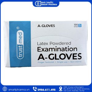 Găng CS mỏng cỡ M hỗ trợ bảo vệ tay khi chăm sóc, vệ sinh và thao tác y tế cơ bản