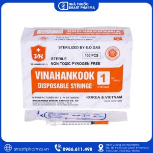Bơm tiêm Insulin 1ml U-100 hỗ trợ tiêm insulin cho bệnh nhân tiểu đường