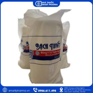 Bông Bạch Tuyết 1kg bông y tế thấm hút, mềm mịn dùng trong chăm sóc vết thương