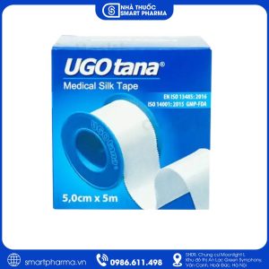 Băng dính UrgoTana 5cm x 5m cố định băng gạc, dụng cụ y tế tiện lợi
