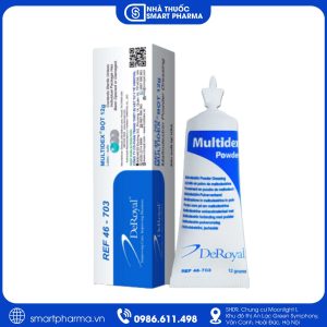 Bột rắc vết loét Multidex hỗ trợ chăm sóc vết loét nhiễm trùng và không nhiễm trùng