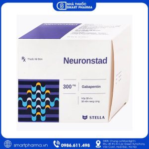 Smart Pharma - Thuốc Neuronstad 300mg Stella điều trị hỗ trợ động kinh cục bộ và đau thần kinh ngoại biên (10 vỉ x 10 viên) 3 Smart Pharma - NT SMART PHARMA 1 1