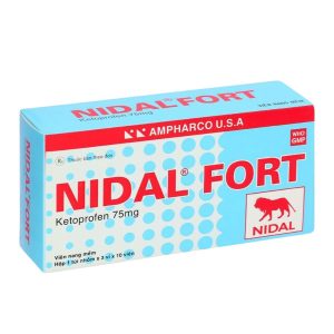 Thuốc Nidal Fort 75mg Ampharco điều trị đau và viêm trong các bệnh lý cơ xương khớp