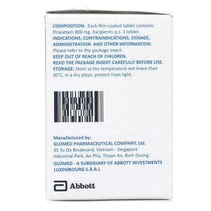 Smart Pharma - Thuốc Nootryl 800 Abbott điều trị chứng rung giật cơ, thiếu máu não (10 vỉ x 10 viên) 4 Smart Pharma - NT SMART PHARMA 2026 08 27T142608.941