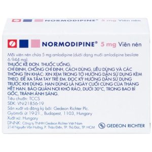 Smart Pharma - Thuốc Normodipine 5mg Gedeon điều trị tăng huyết áp và đau thắt ngực (3 vỉ x 10 viên) 2 Smart Pharma - NT SMART PHARMA 2026 08 27T153209.065
