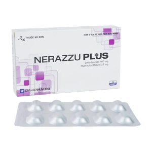 Thuốc Nerazzu-Plus điều trị tăng huyết áp vô căn (3 vỉ x 10 viên)