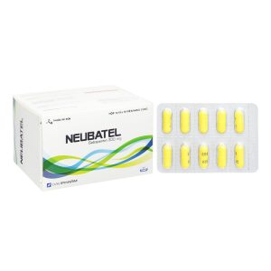 Thuốc Neubatel 300mg Davipharm điều trị động kinh cục bộ và đau thần kinh ngoại biên (10 vỉ x 10 viên)