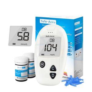Máy đo đường huyết Safe Accu Sinocare giúp theo dõi đường huyết nhanh chóng tại nhà