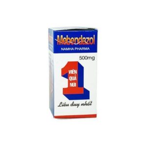 Thuốc Mebendazol 500mg Nam Hà điều trị nhiễm một hay nhiều loại giun (1 viên)