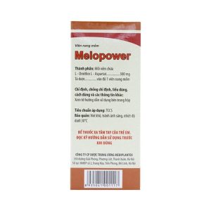 Smart Pharma - Thuốc Melopower 300mg Mediplantex điều trị tăng amoniac huyết trong bệnh gan 4 Smart Pharma - NT SMART PHARMA 2026 09 07T084553.456
