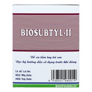Smart Pharma - Men tiêu hoá sống Biosubtyl-II điều trị tiêu chảy, rối loạn tiêu hoá (25 gói x 1g) 3 Smart Pharma - NT SMART PHARMA 2026 09 07T104004.343