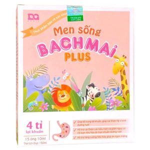 Men sống Bạch Mai Plus bổ sung lợi khuẩn, hỗ trợ giảm rối loạn tiêu hóa