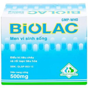 Smart Pharma - Men vi sinh Biolac Biopharm điều trị tiêu chảy, táo bón và rối loạn tiêu hóa (10 vỉ x 10 viên) 2 Smart Pharma - NT SMART PHARMA 2026 09 07T134234.583