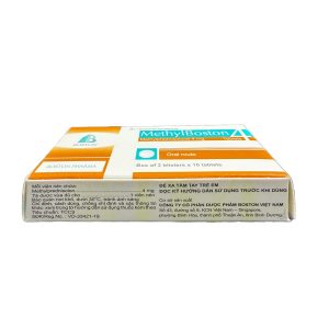 Smart Pharma - Thuốc Methylboston 4mg Boston điều trị các bệnh viêm, dị ứng và rối loạn miễn dịch (3 vỉ x 10 viên) 3 Smart Pharma - NT SMART PHARMA 2026 09 08T102759.565