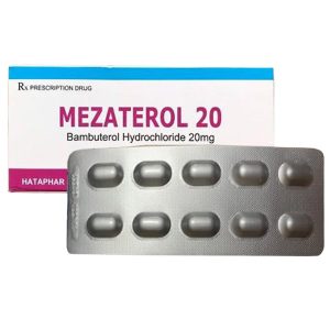 Thuốc Mezaterol 20mg Hataphar điều trị hen và co thắt phế quản (6 vỉ x 10 viên)