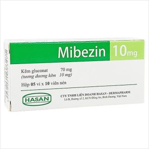 Thuốc Mibezin 10mg Hasan bổ sung kẽm, điều trị thiếu kẽm và hỗ trợ trong tiêu chảy ở trẻ em