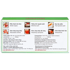 Smart Pharma - Thuốc Neo-Nidal 100mg điều trị đau, viêm sau chấn thương và phẫu thuật (3 vỉ x 10 viên) 2 Smart Pharma - NT SMART PHARMA 2026 10 09T114137.758