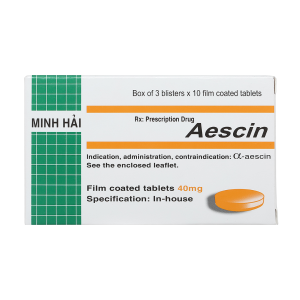 Smart Pharma - Thuốc Aescin 40mg Minh Hải điều trị thiểu năng tĩnh mạch, tụ máu (3 vỉ x 10 viên) 3 Smart Pharma - NT SMART PHARMA 2026 10 10T122901.931