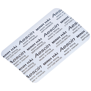 Smart Pharma - Thuốc Aescin 40mg Minh Hải điều trị thiểu năng tĩnh mạch, tụ máu (3 vỉ x 10 viên) 2 Smart Pharma - NT SMART PHARMA 2026 10 10T122924.502