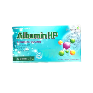 Thuốc Albumin HP Strapharm điều trị giảm albumin máu, giảm thể tích tuần hoàn và mất protein huyết tương (2 vỉ x 15 viên)