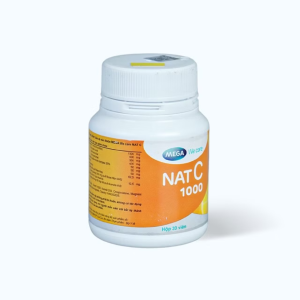 Smart Pharma - Viên uống Nat C 1000 bổ sung Vitamin C, hỗ trợ tăng cường sức đề kháng (Lọ 30 viên) 1 Smart Pharma - NT SMART PHARMA 67