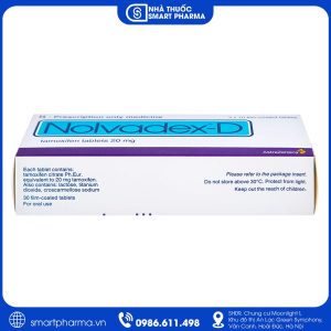 Smart Pharma - Thuốc Nolvadex 10mg AstraZeneca điều trị ung thư vú (3 vỉ x 10 viên) 1 Smart Pharma - NT SMART PHARMA 7