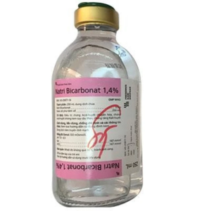 Dịch truyền Natri Bicarbonat 1,4% Fresenius Kabi điều chỉnh nhiễm toan chuyển hóa, kiềm hóa nước tiểu