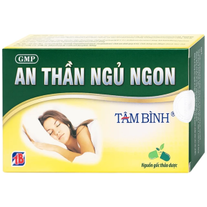 An Thần Ngủ Ngon Tâm Bình giúp an thần, cải thiện giấc ngủ tự nhiên ( 2 vỉ x 10 viên)