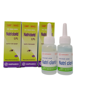 Smart Pharma - Thuốc nhỏ mắt, mũi Natri clorid 0.9% 8ml Haipharco giúp vệ sinh mắt và mũi hằng ngày 1 Smart Pharma - NT SMART PHARMA 89 1