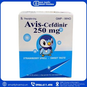 Thuốc Avis-Cefdinir 250mg – Điều trị nhiễm khuẩn đường hô hấp, da và mô mềm