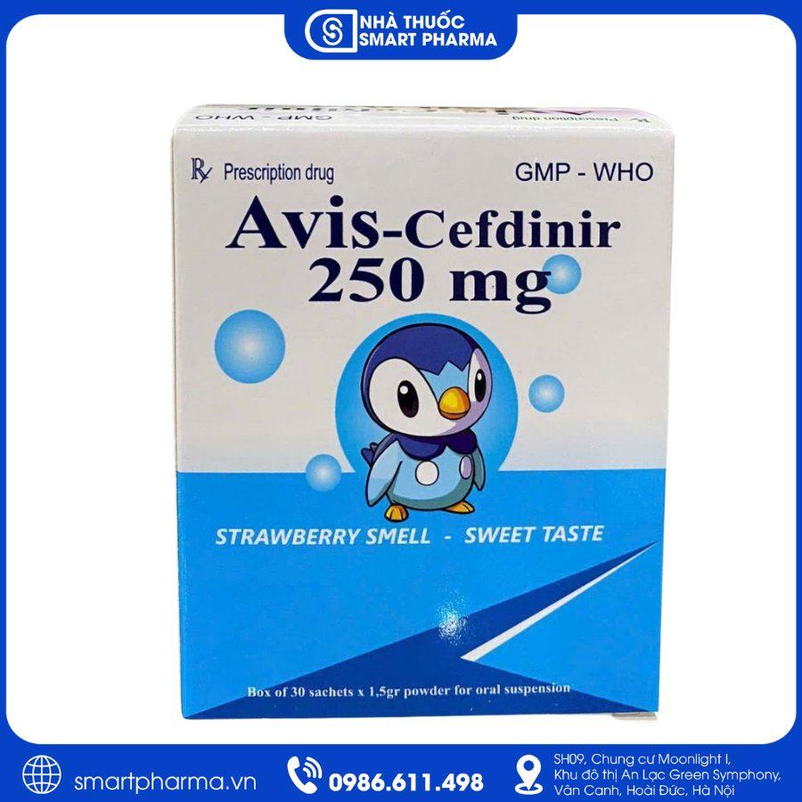NT Smartpharma Thuốc Avis-Cefdinir 250mg – Điều trị nhiễm khuẩn đường hô hấp, da và mô mềm