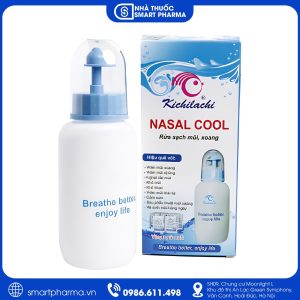 Bình rửa mũi Nasal Cool vệ sinh mũi, làm sạch dịch nhầy và bụi bẩn trong khoang mũi