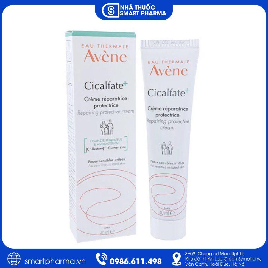 NT Smartpharma Avène Cicalfate+ Cream 40ml – Kem phục hồi da tổn thương, làm dịu kích ứng và bảo vệ hàng rào da