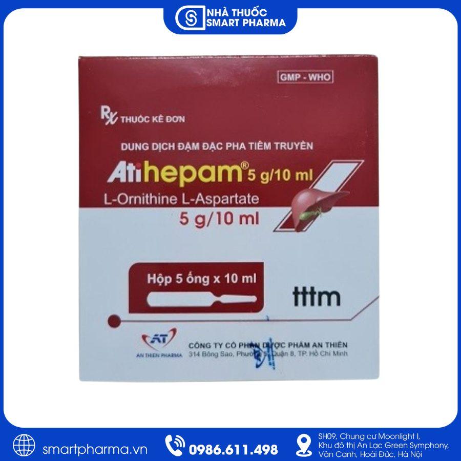 NT Smartpharma (10) Atihepam 5g/10ml – Hỗ trợ chức năng gan, giảm amoniac máu