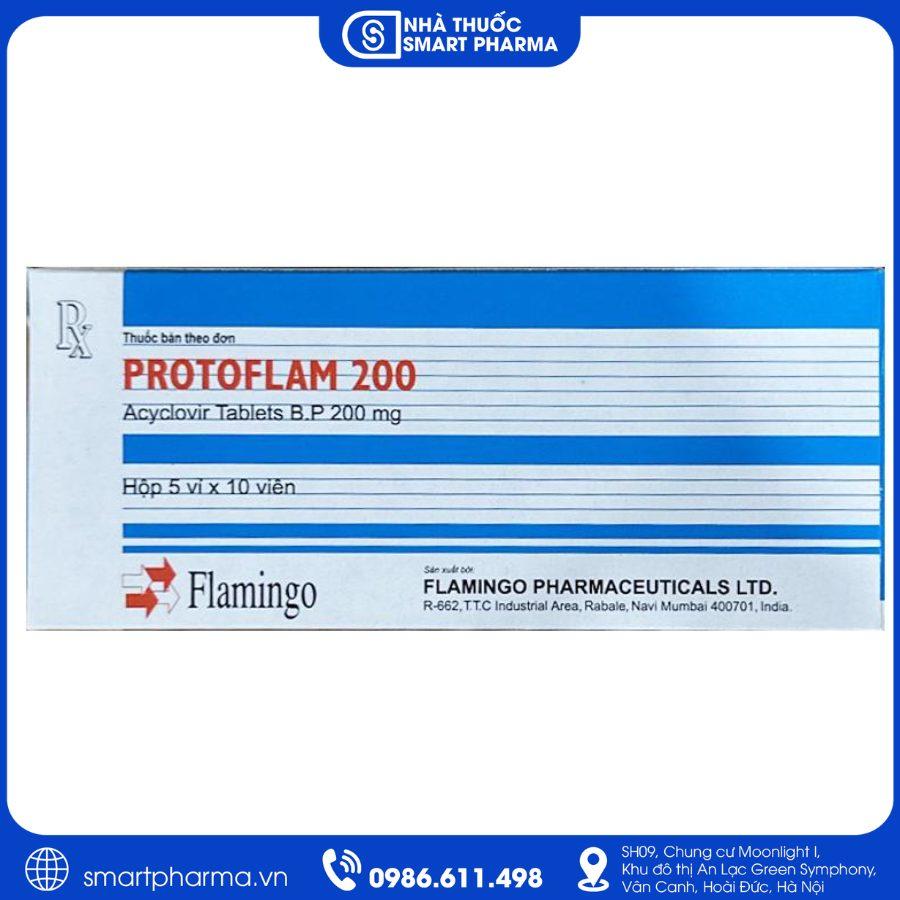 NT Smartpharma (11) Thuốc Protoflam 200 điều trị đau, viêm và hạ sốt