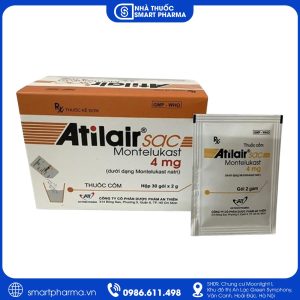Atilair Sac – Thuốc hỗ trợ kiểm soát hen phế quản, viêm mũi dị ứng