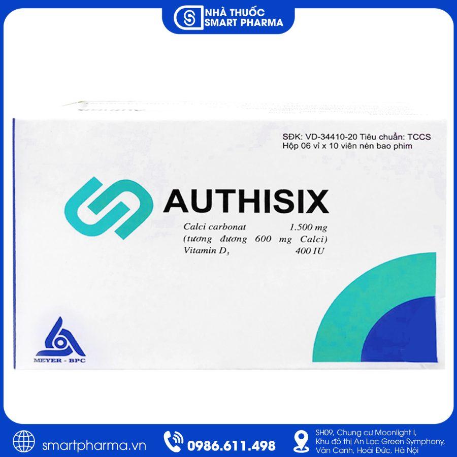 NT Smartpharma (12) Authisix – Điều trị thiếu canxi và phòng ngừa loãng xương