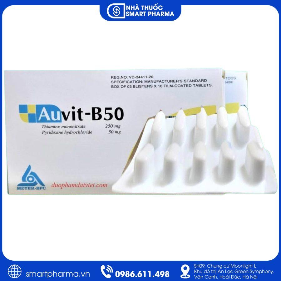 NT Smartpharma (13) Auvit-B50 – Điều trị thiếu vitamin B và rối loạn thần kinh ngoại biên