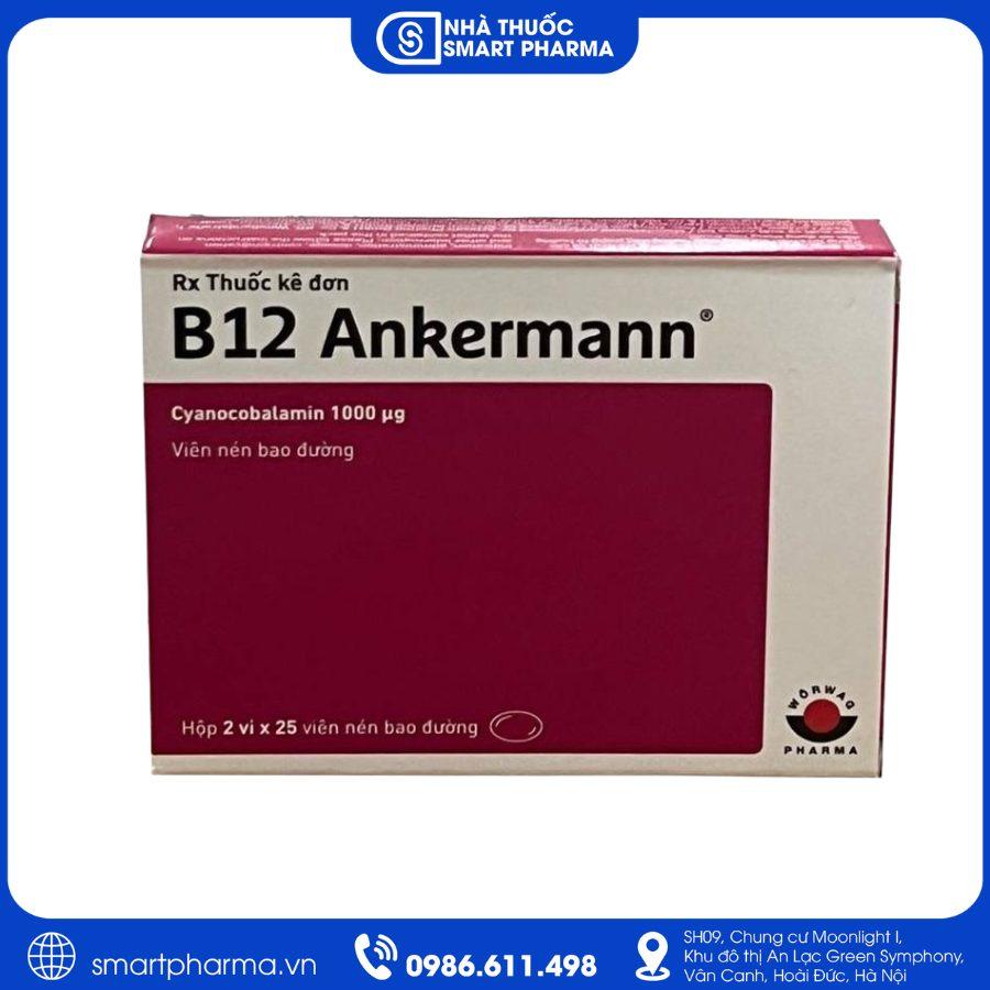NT Smartpharma (13) B12 Ankermann – Thuốc bổ sung Vitamin B12 điều trị thiếu máu do thiếu vitamin B12