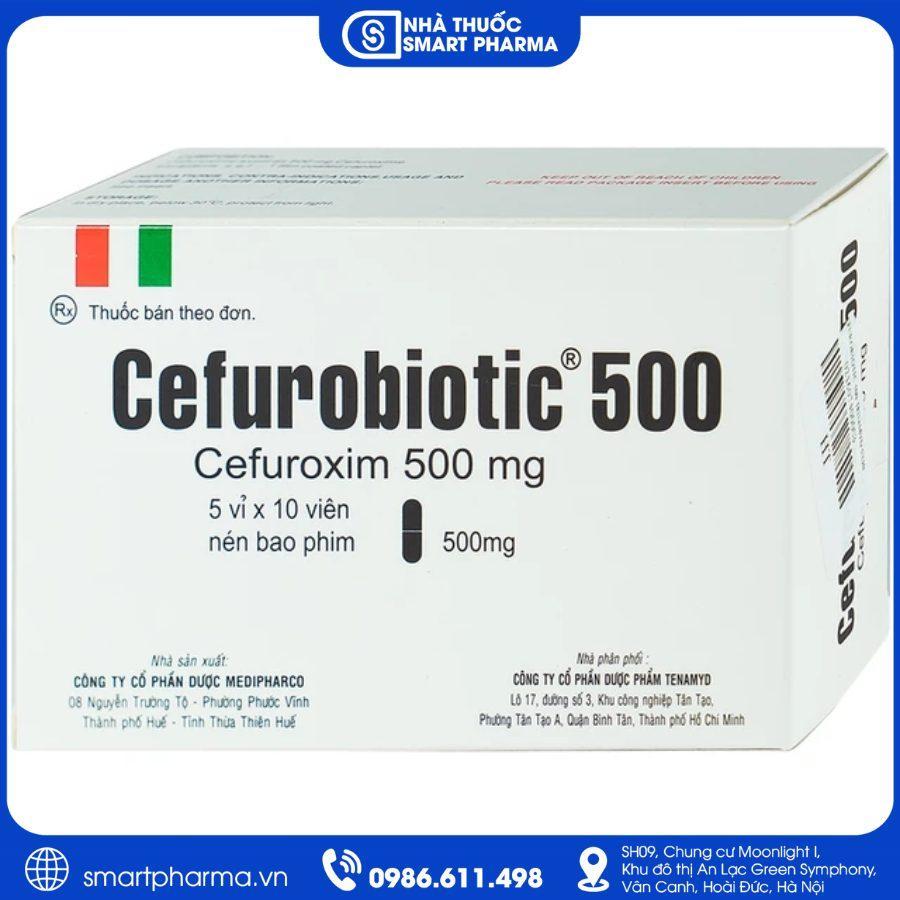 NT Smartpharma (13) Cefurobiotic 500mg – Kiểm soát nhiều bệnh nhiễm khuẩn