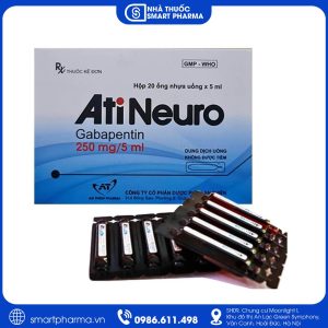 AtiNeuro 250mg/5ml – Hỗ trợ phục hồi chức năng thần kinh, cải thiện trí nhớ
