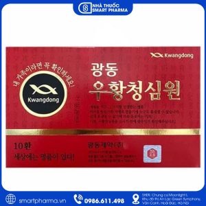 An Cung Ngưu Hoàng Hoàn Kwangdong hỗ trợ thanh nhiệt, giải độc và tuần hoàn não
