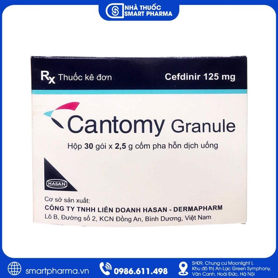 NT Smartpharma (15) Thuốc Cantomy Granule 125mg – Điều trị nhiễm khuẩn đường hô hấp và da