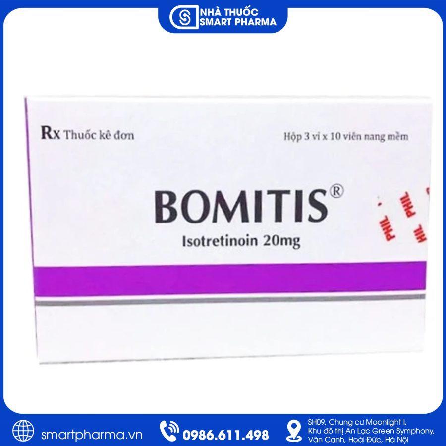 NT Smartpharma (15) Thuốc Bomitis 20mg – Điều trị mụn trứng cá nặng theo chỉ định