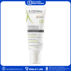 A-Derma Exomega Control 200ml dưỡng ẩm, làm dịu da khô và viêm da cơ địa