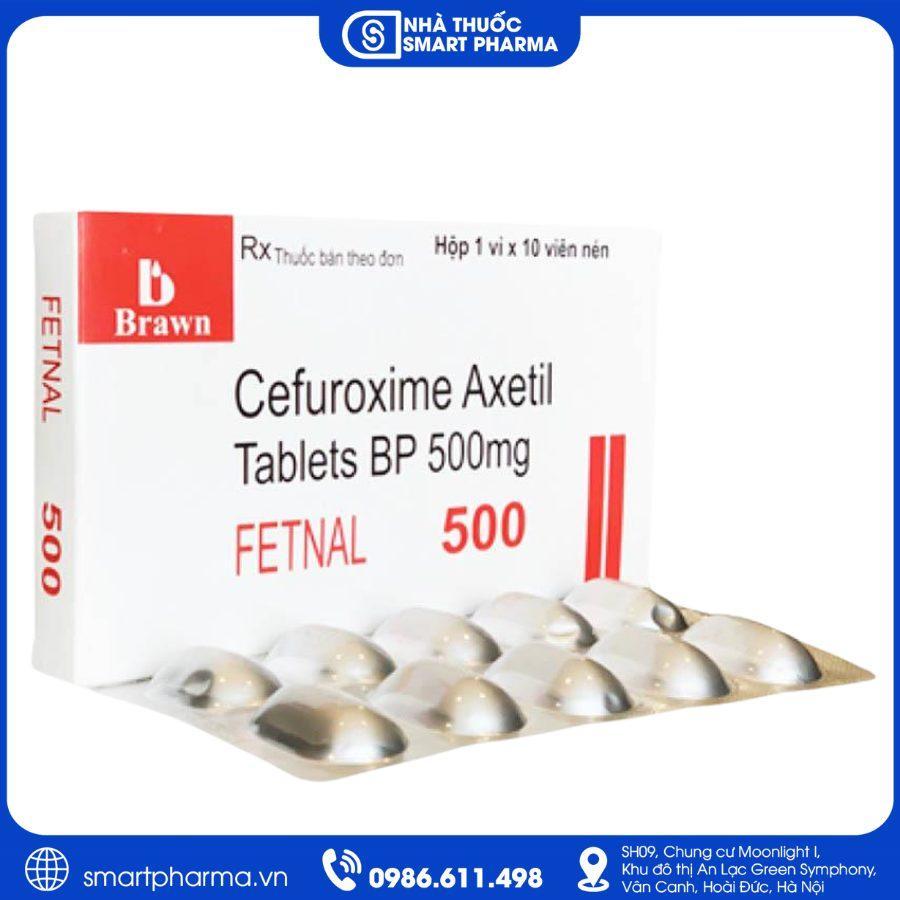 NT Smartpharma (16) Fetnal 500 Brawn – Điều trị các bệnh nhiễm khuẩn do vi khuẩn nhạy cảm